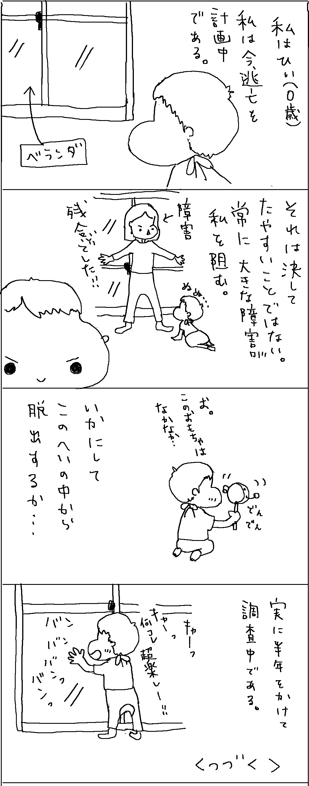 逃亡計画 その1