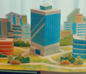 きんでんCM「飛び出す絵本（あらゆるところに）」