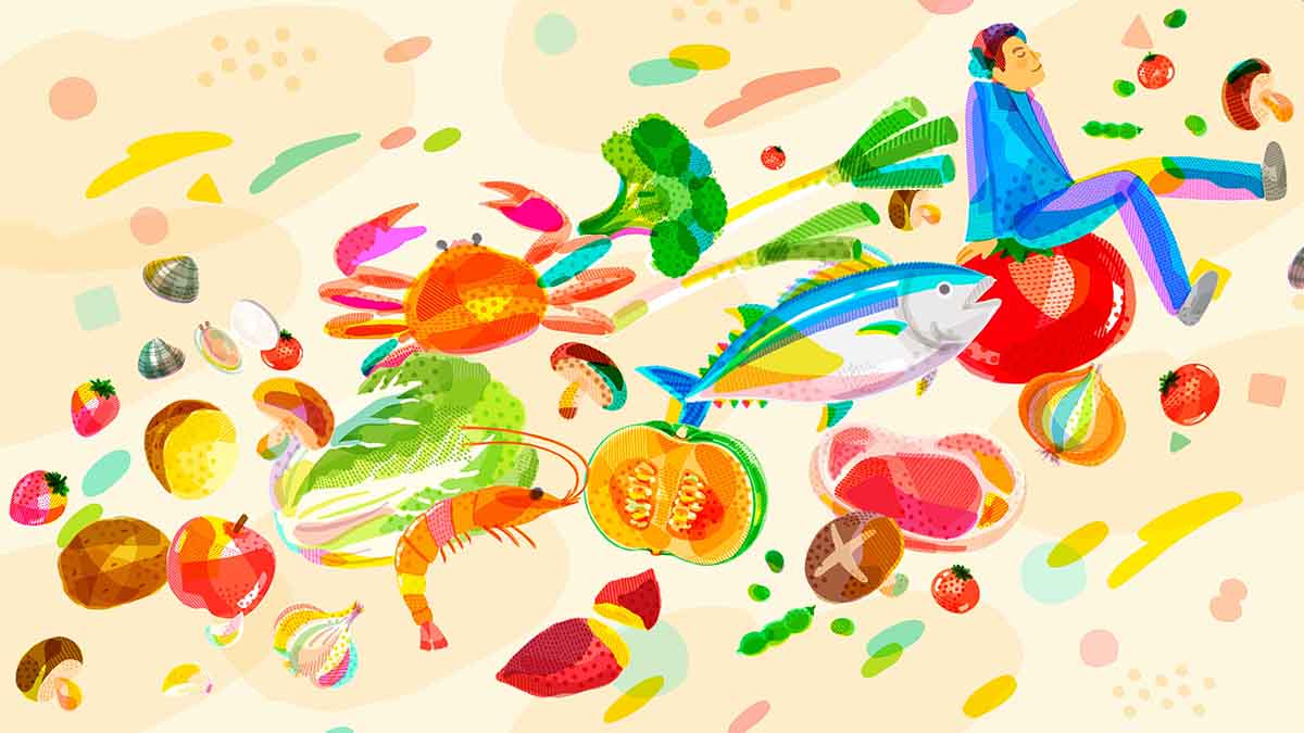 NHK コトコト〜おいしい心と出会う旅〜 OPイラスト