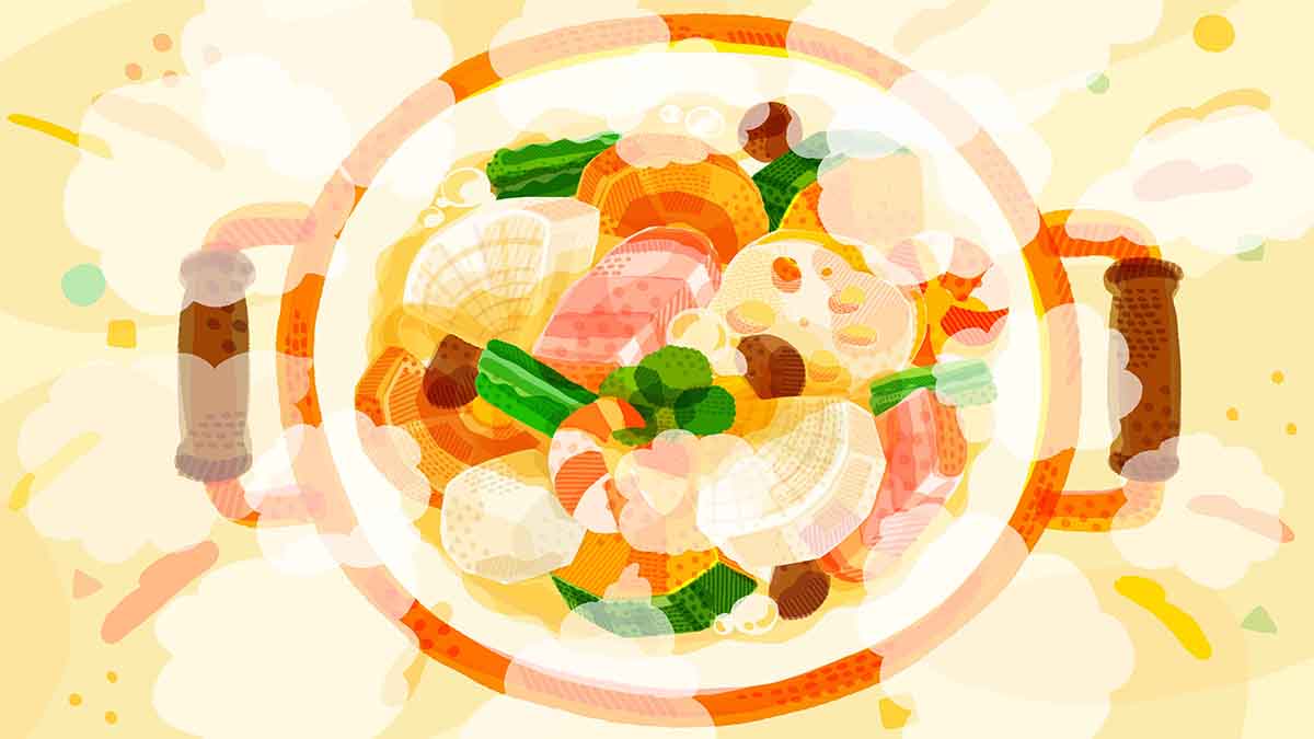 NHK コトコト〜おいしい心と出会う旅〜 OPイラスト