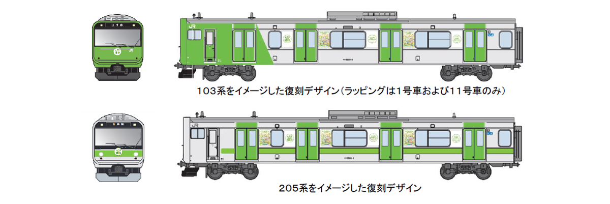 つながる山手線フェス〜環状運転100周年〜 電車ラッピング